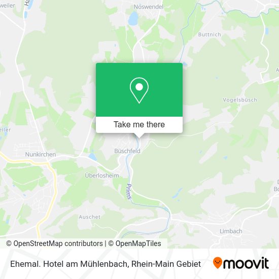 Карта Ehemal. Hotel am Mühlenbach