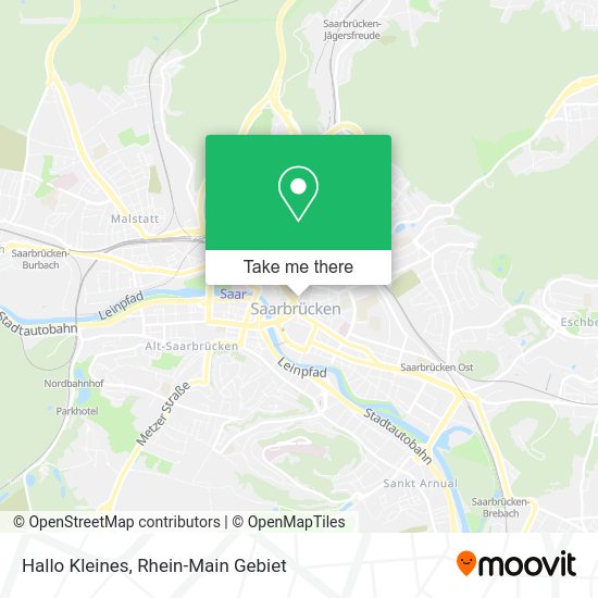 Карта Hallo Kleines