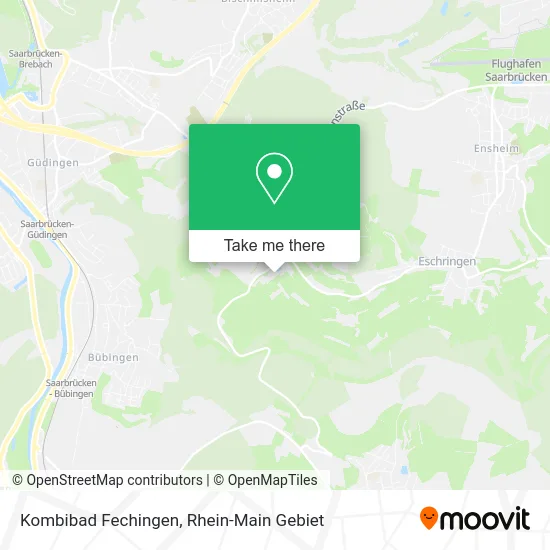 Карта Kombibad Fechingen