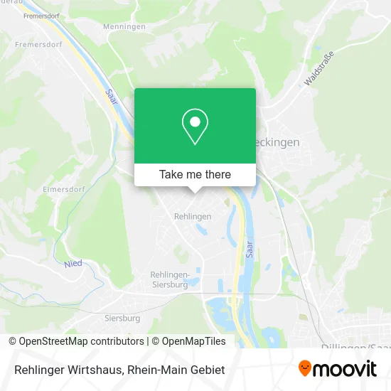 Карта Rehlinger Wirtshaus