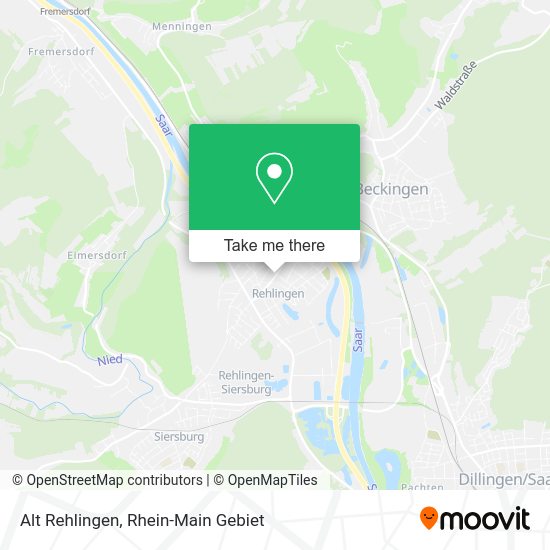 Карта Alt Rehlingen