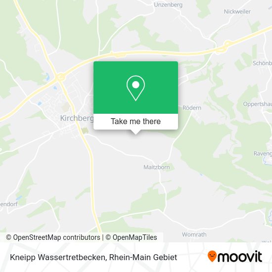 Карта Kneipp Wassertretbecken