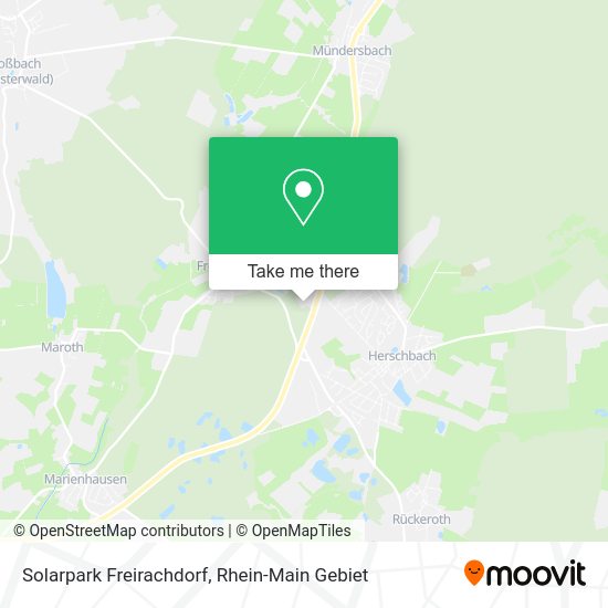 Карта Solarpark Freirachdorf