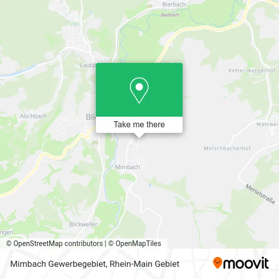 Карта Mimbach Gewerbegebiet