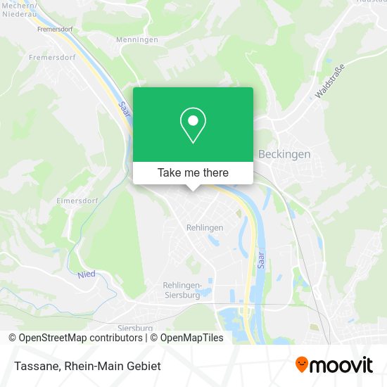 Карта Tassane