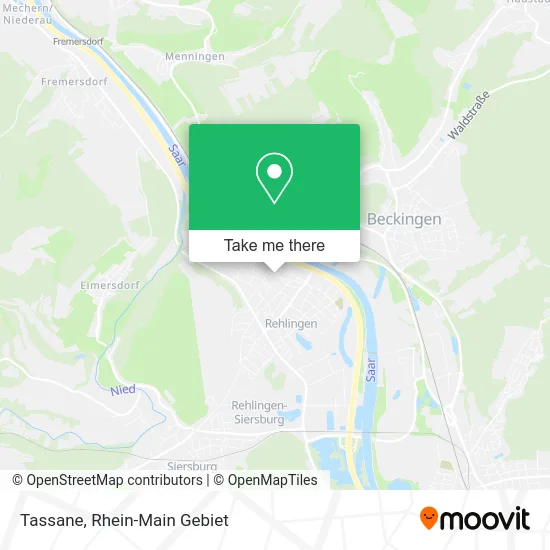 Карта Tassane