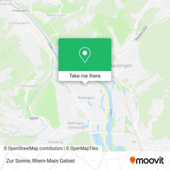 Карта Zur Sonne