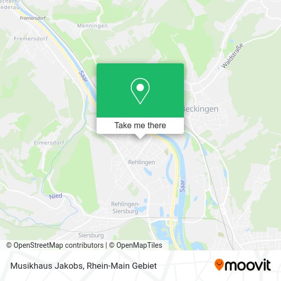Карта Musikhaus Jakobs