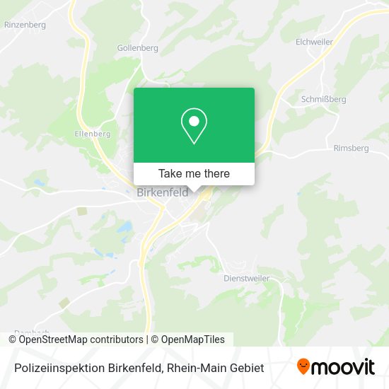 Карта Polizeiinspektion Birkenfeld