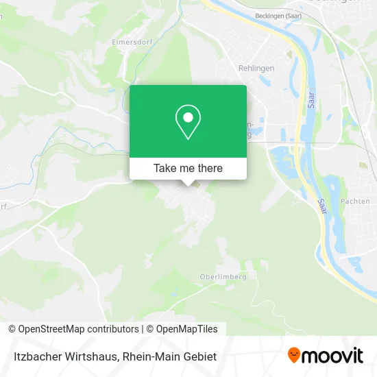 Карта Itzbacher Wirtshaus