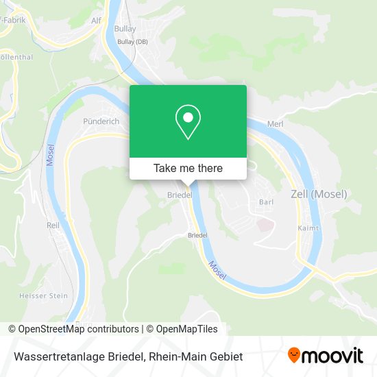 Карта Wassertretanlage Briedel