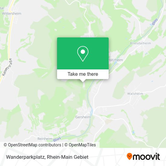 Карта Wanderparkplatz