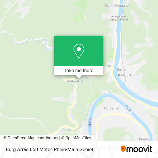 Карта Burg Arras 650 Meter