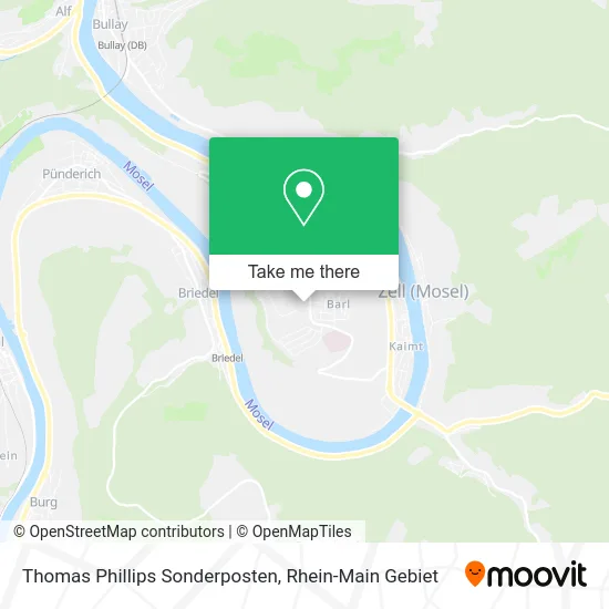 Карта Thomas Phillips Sonderposten