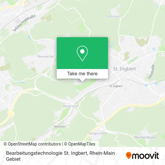 Карта Bearbeitungstechnologie St. Ingbert
