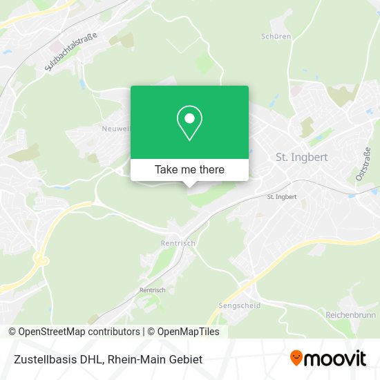 Карта Zustellbasis DHL