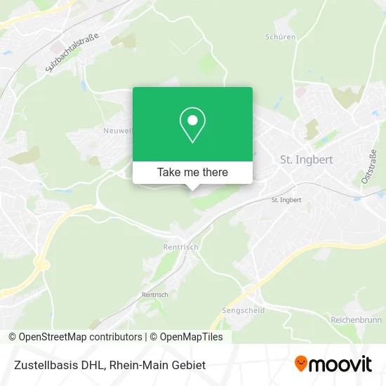 Карта Zustellbasis DHL