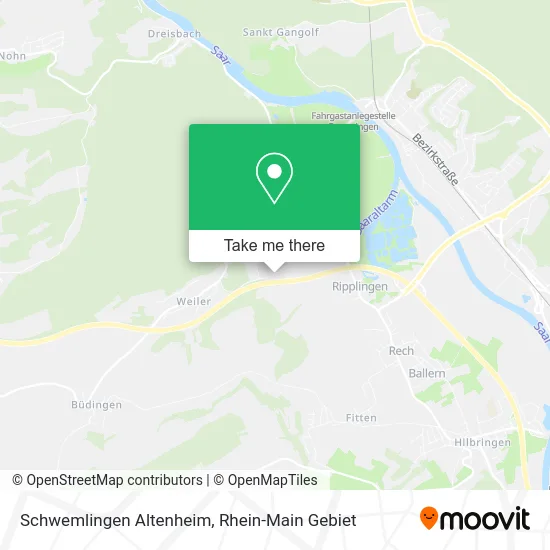 Карта Schwemlingen Altenheim