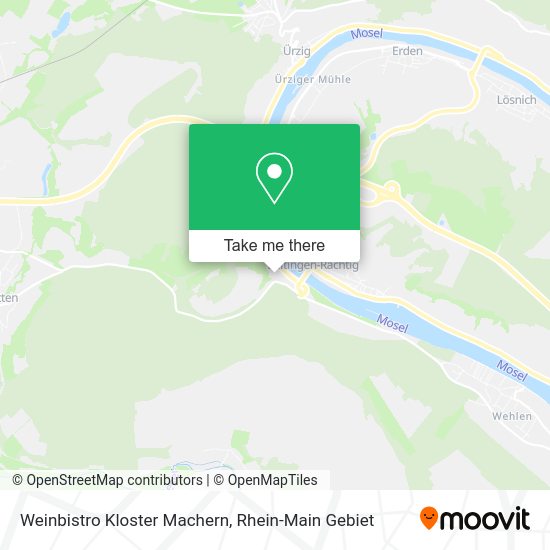 Карта Weinbistro Kloster Machern