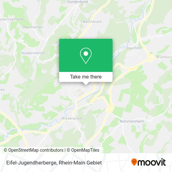 Карта Eifel-Jugendherberge