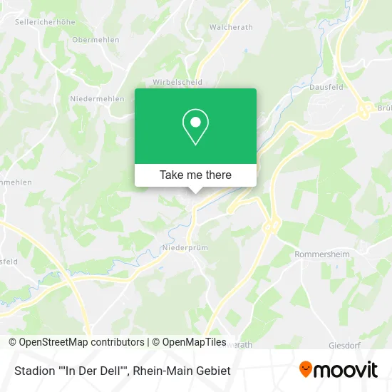 Карта Stadion ""In Der Dell""