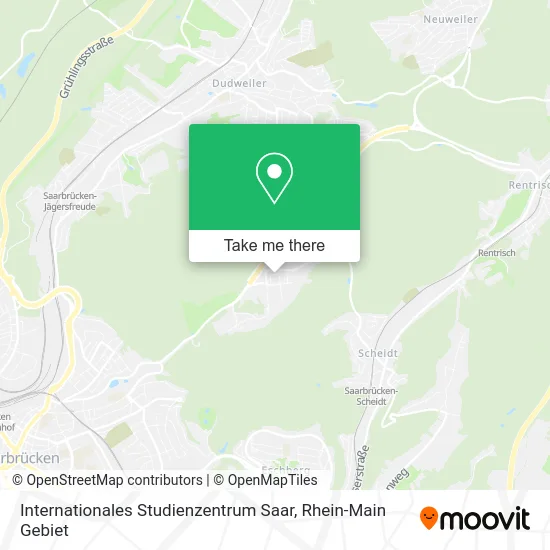 Карта Internationales Studienzentrum Saar