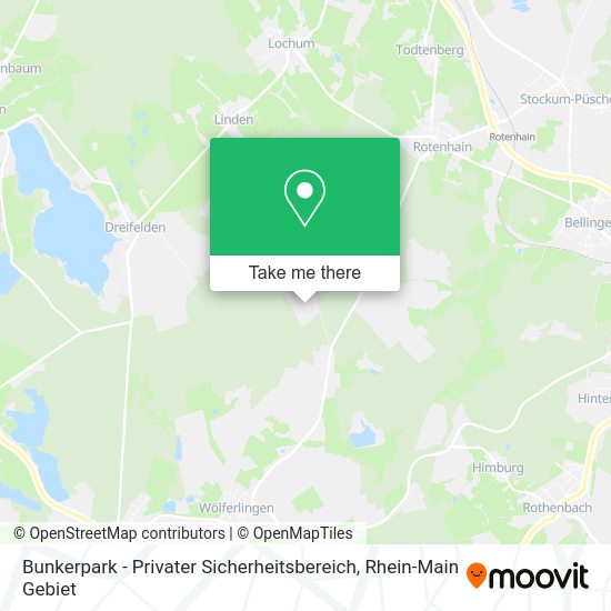 Карта Bunkerpark - Privater Sicherheitsbereich