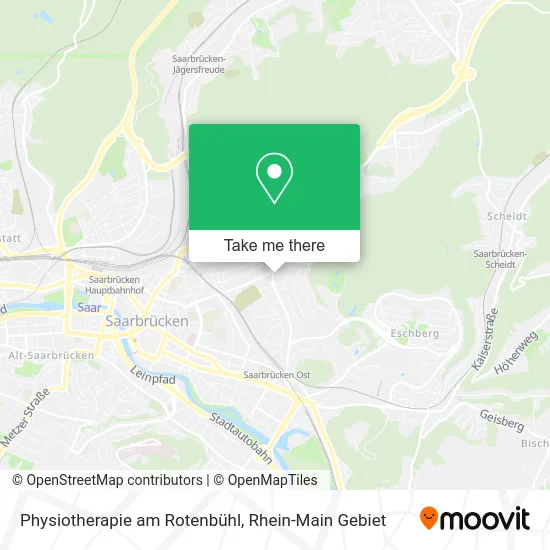 Карта Physiotherapie am Rotenbühl