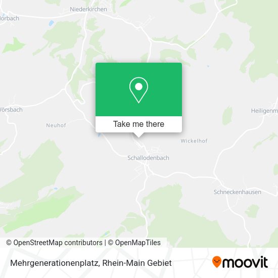 Карта Mehrgenerationenplatz