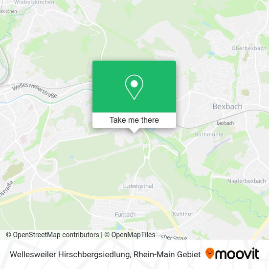 Карта Wellesweiler Hirschbergsiedlung