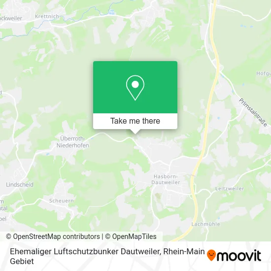 Ehemaliger Luftschutzbunker Dautweiler map