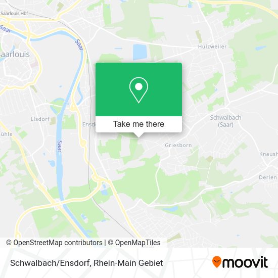 Карта Schwalbach/Ensdorf