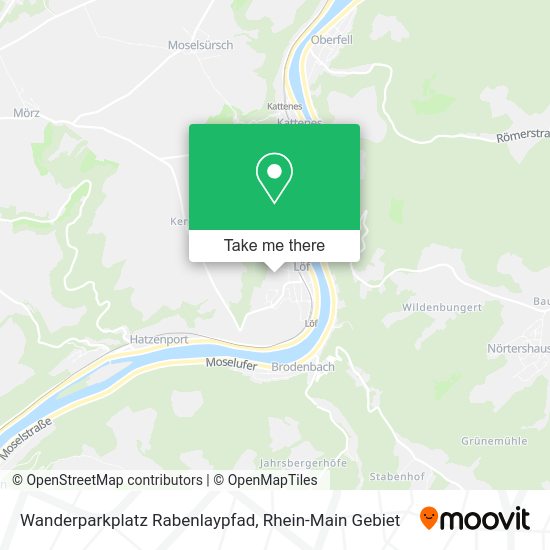 Карта Wanderparkplatz Rabenlaypfad