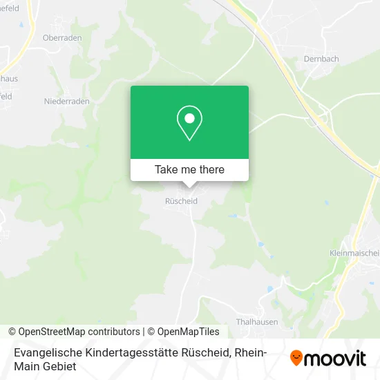 Карта Evangelische Kindertagesstätte Rüscheid