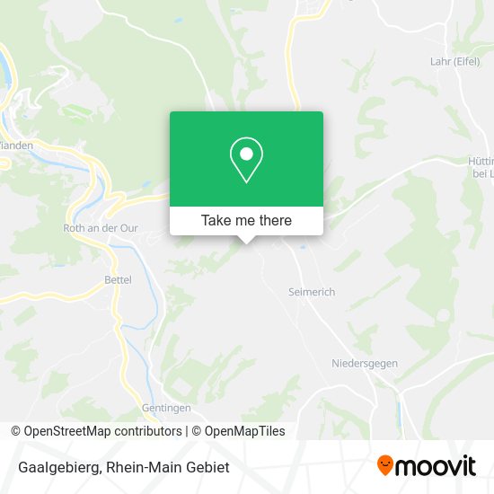 Карта Gaalgebierg