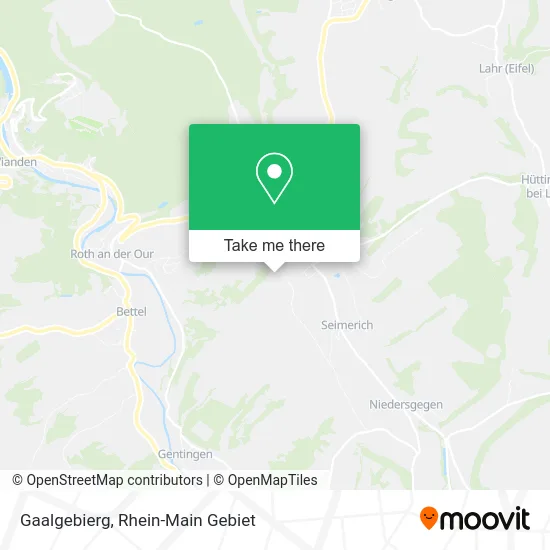 Карта Gaalgebierg
