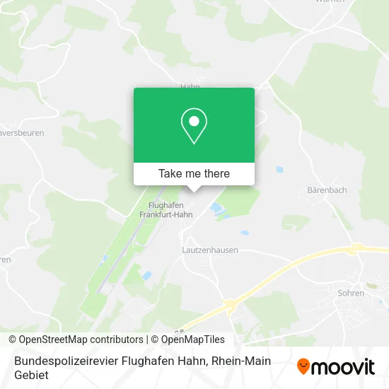 Карта Bundespolizeirevier Flughafen Hahn
