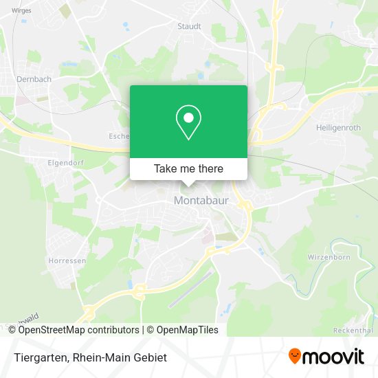 Карта Tiergarten