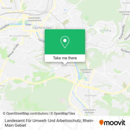 Карта Landesamt Für Umwelt- Und Arbeitsschutz