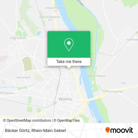 Карта Bäcker Görtz