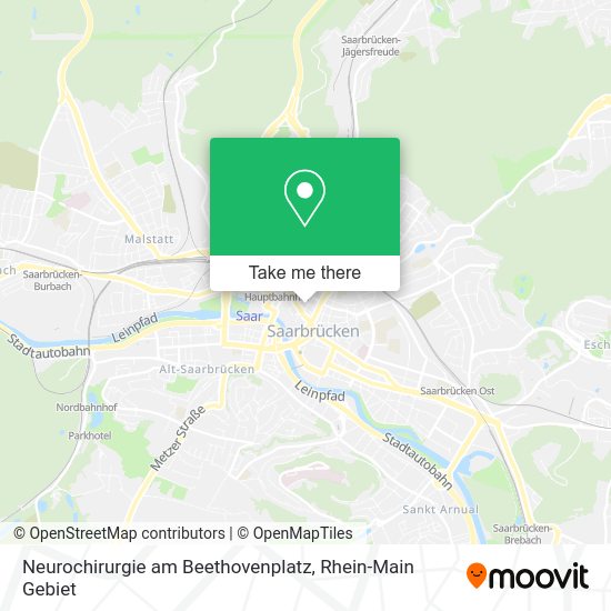 Карта Neurochirurgie am Beethovenplatz