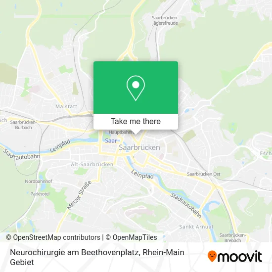Карта Neurochirurgie am Beethovenplatz