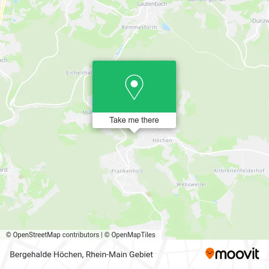 Карта Bergehalde Höchen