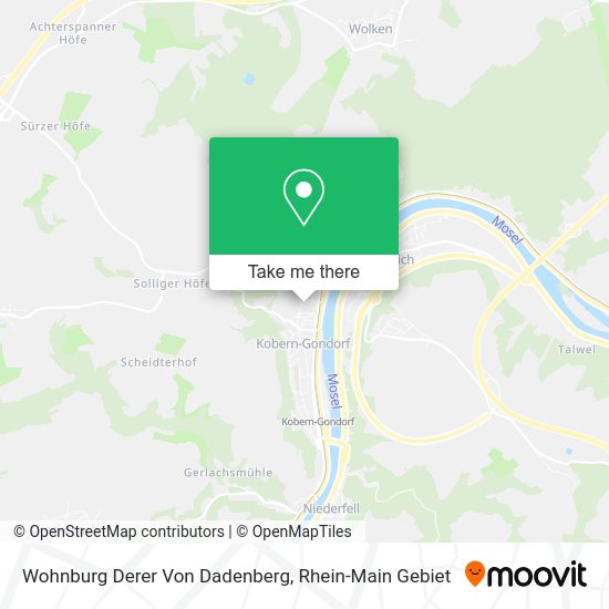 Карта Wohnburg Derer Von Dadenberg