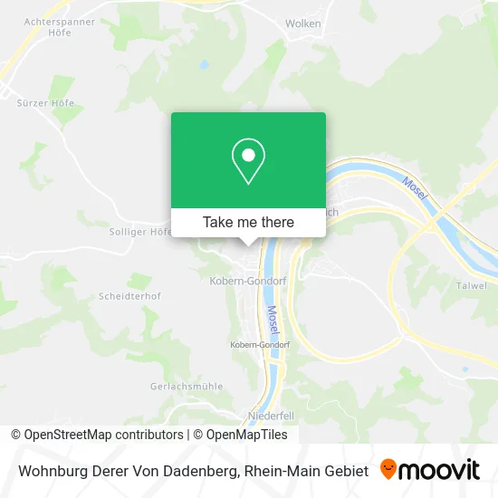 Карта Wohnburg Derer Von Dadenberg