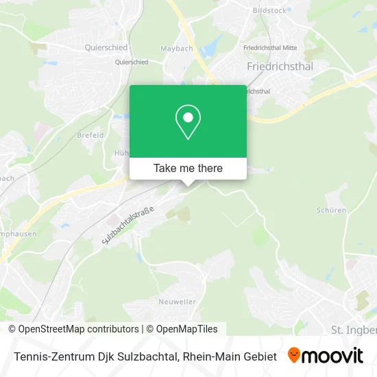 Карта Tennis-Zentrum Djk Sulzbachtal