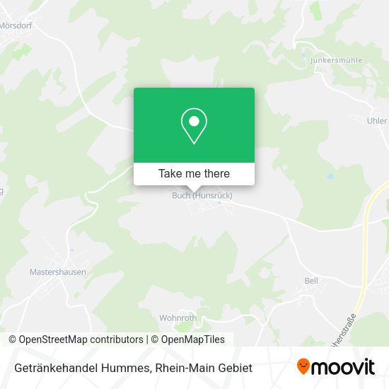 Карта Getränkehandel Hummes