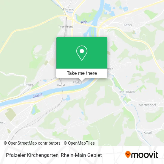 Карта Pfalzeler Kirchengarten