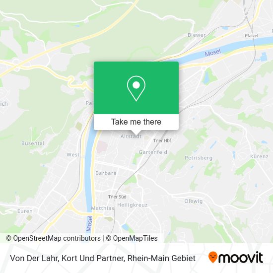 Карта Von Der Lahr, Kort Und Partner