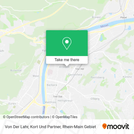 Карта Von Der Lahr, Kort Und Partner